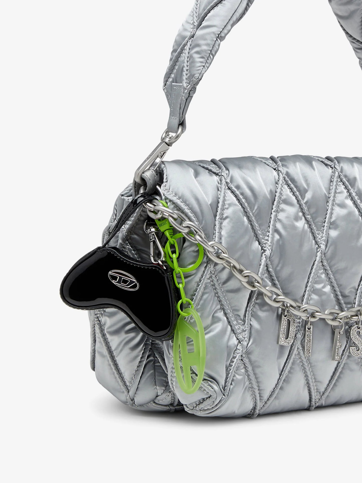 Diesel Play Charm Shiny Keychain