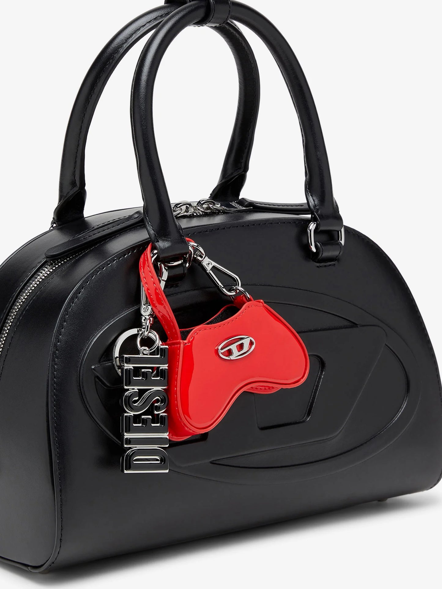 Diesel Play Charm Shiny Keychain