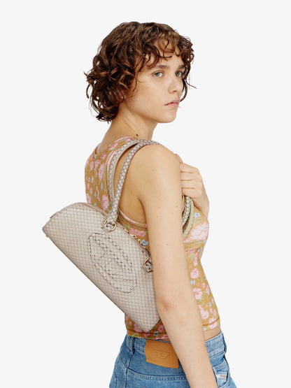 Diesel 1 Dr Python Effect Leather Shoulder Bag