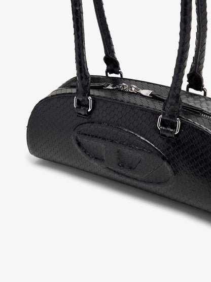 Diesel 1 Dr Python Effect Leather Shoulder Bag