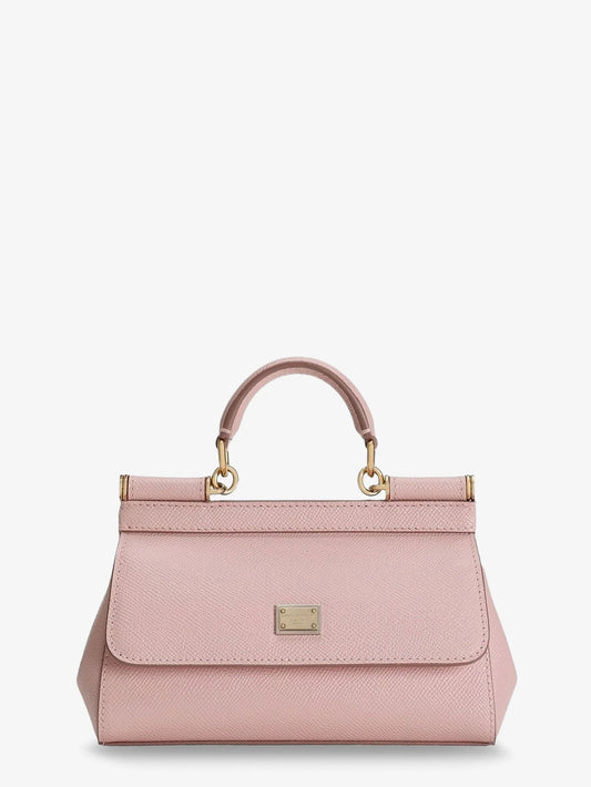 Dolce & Gabbana Sicily Shiny Python Mini Handbag