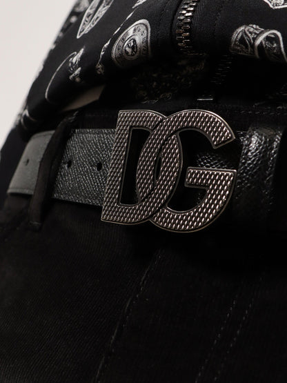 Dolce & Gabbana Leather belt - Nero/Nero