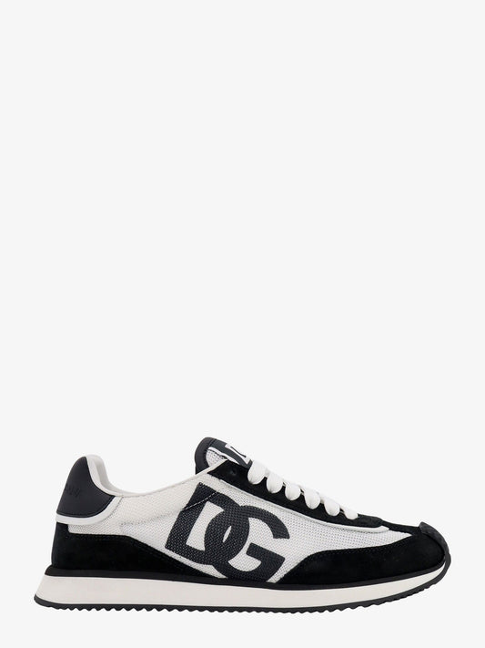 Dolce & Gabbana Suede Sneakers With Animal Print