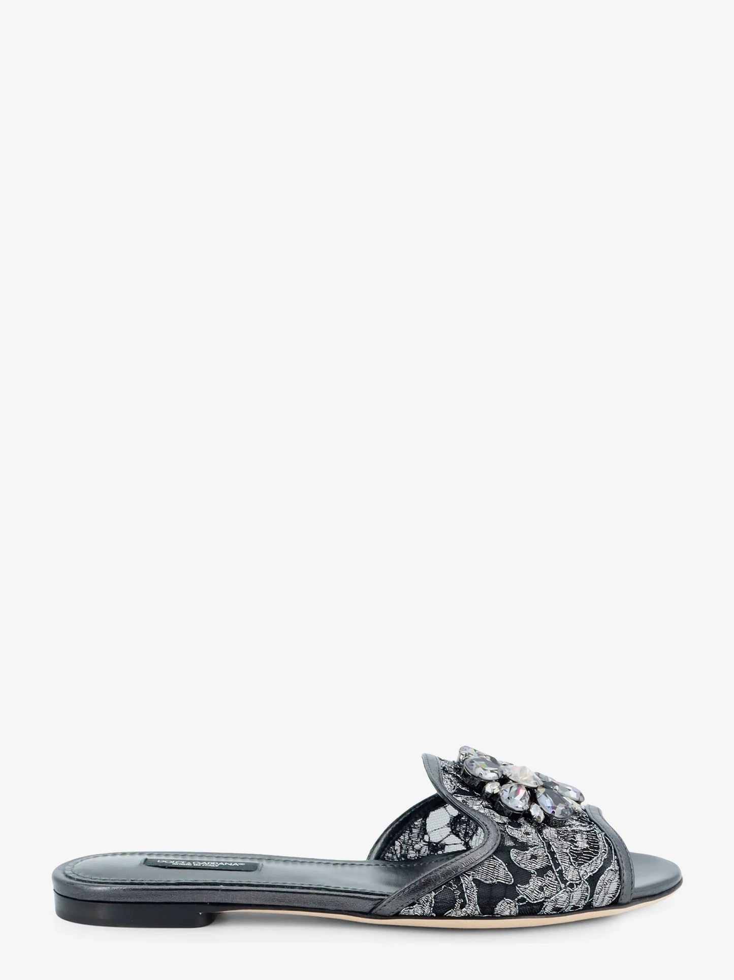 Dolce & Gabbana Rainbow Lurex Lace Sandals