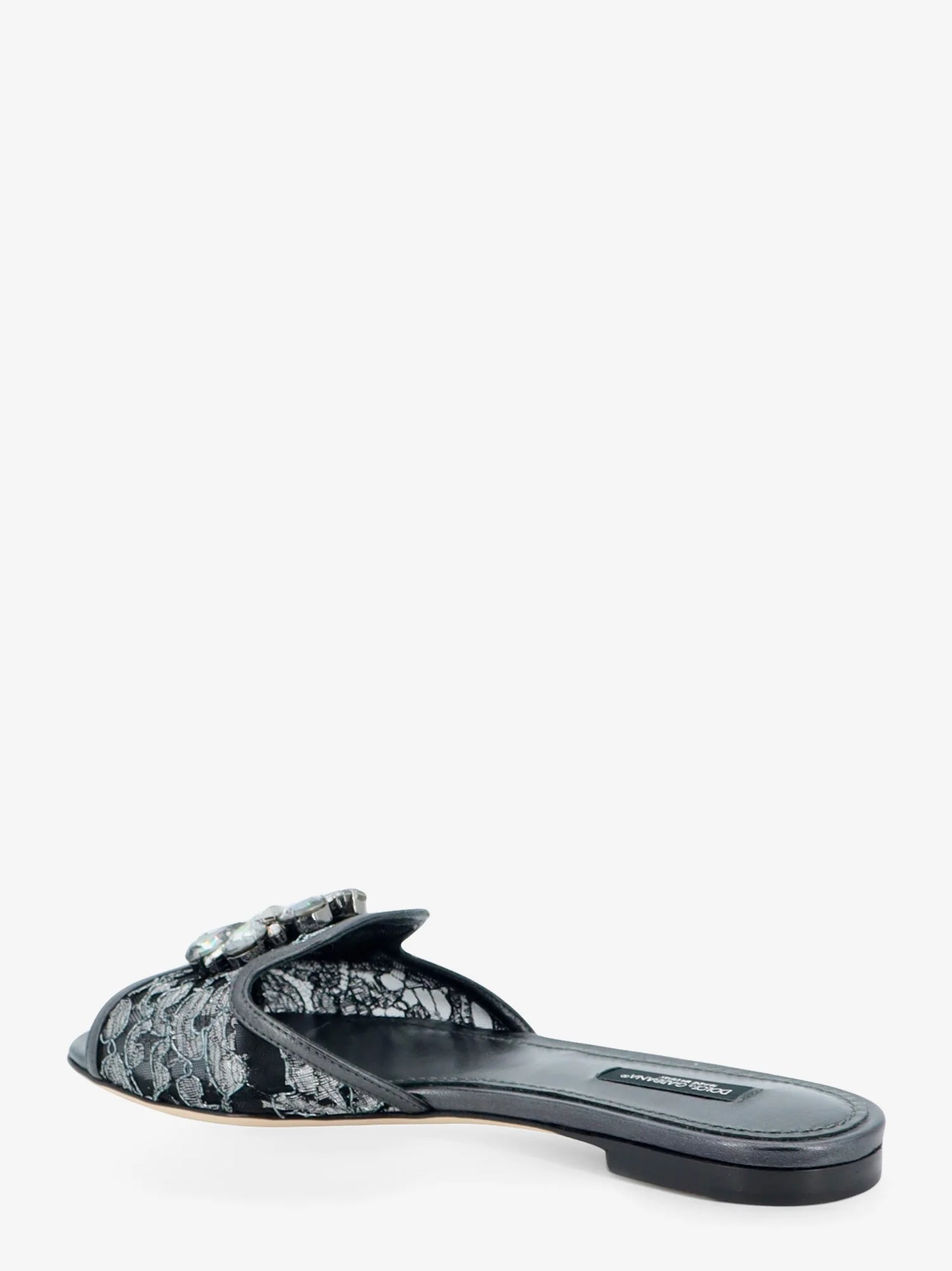 Dolce & Gabbana Rainbow Lurex Lace Sandals
