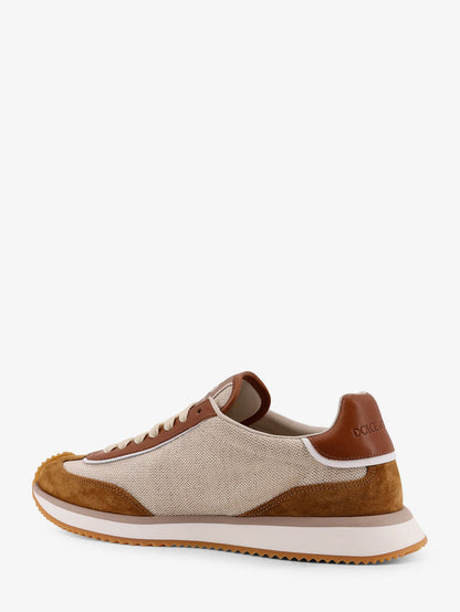 Dolce & Gabbana DG Cushion canvas with side logo sneakers - Avorio Caramello
