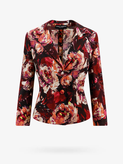 Dolce & Gabbana Cady blazer with peonie flower print - Multicolore