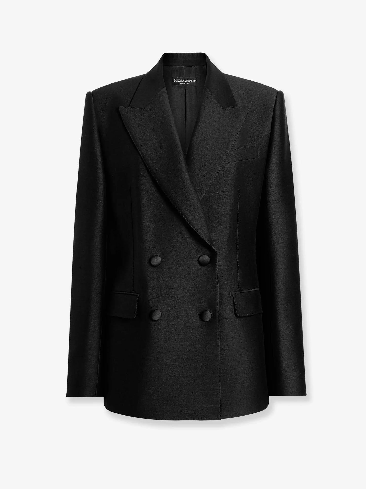 Dolce & Gabbana Double Breasted Faille Blazer