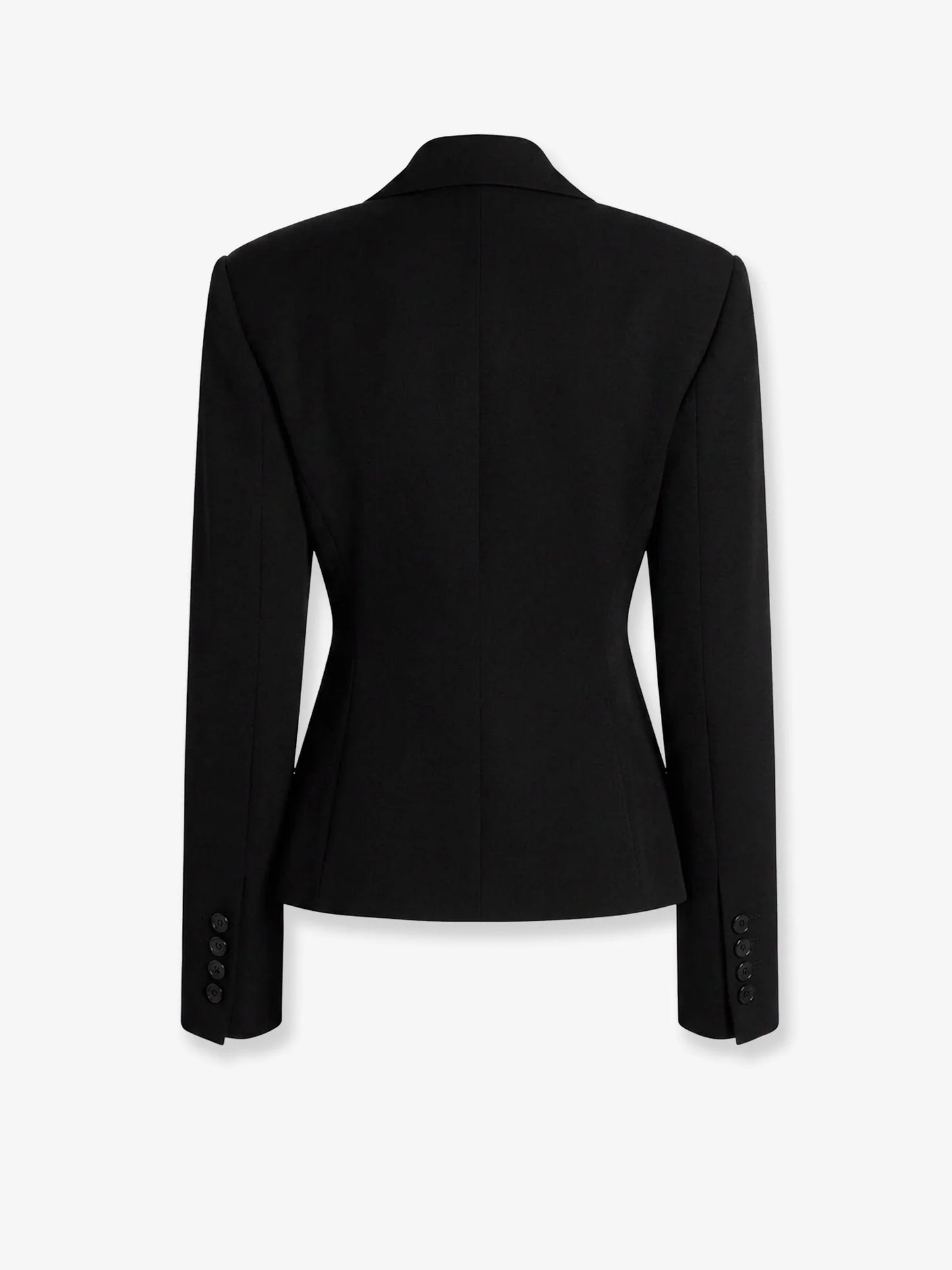 Dolce & Gabbana Double Breasted Virgin Wool Gabardine Blazer