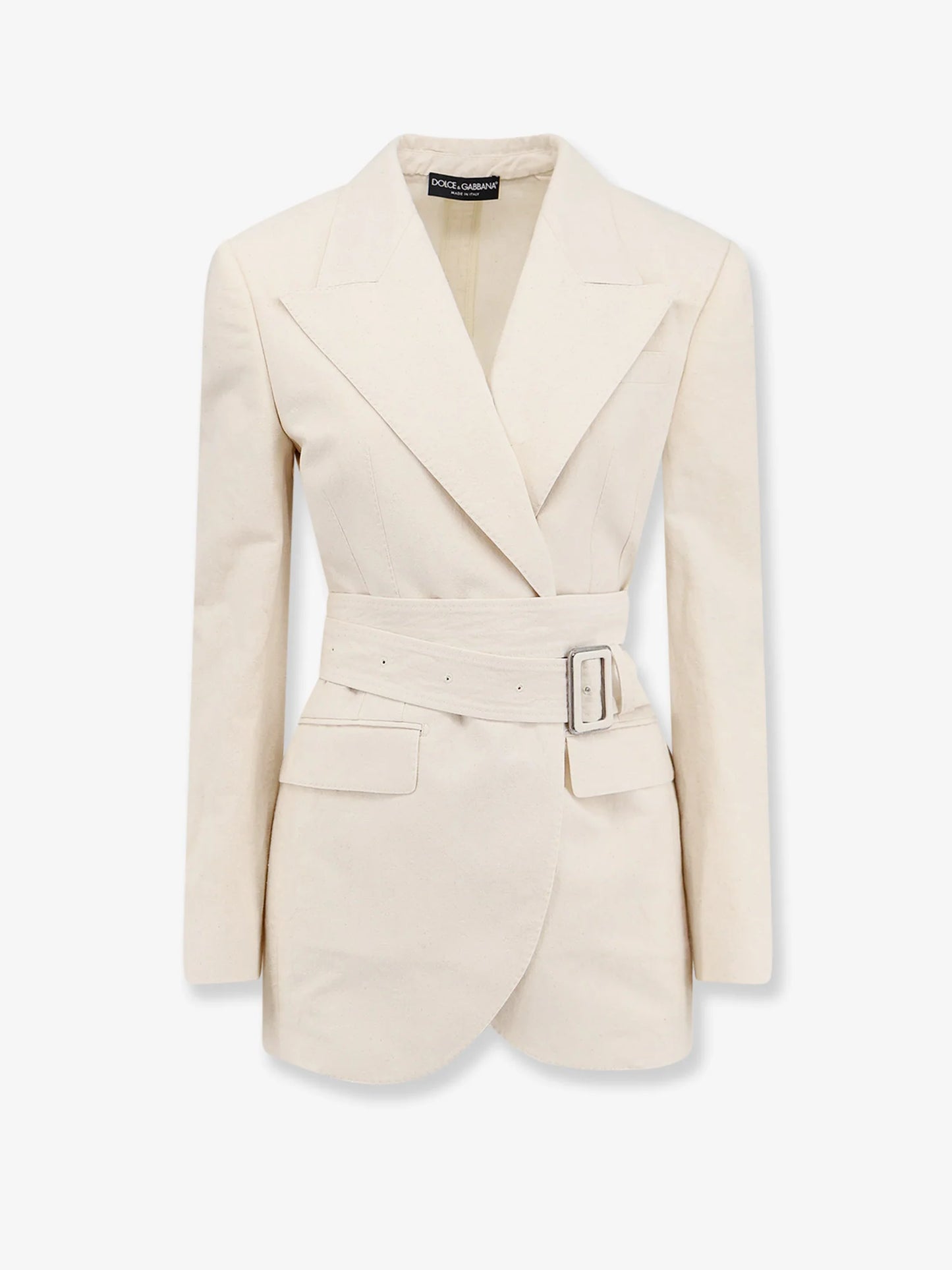 Dolce & Gabbana Taormina Rustic Canvas Blazer