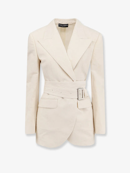 Dolce & Gabbana Taormina Rustic Canvas Blazer