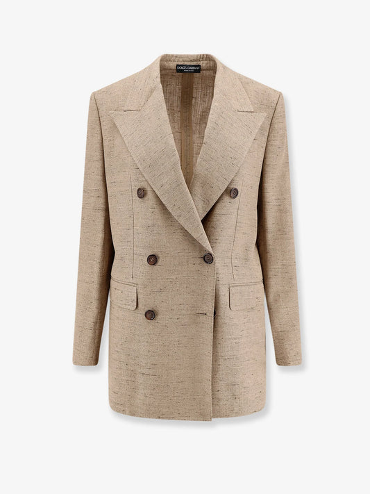 Dolce & Gabbana Viscose And Linen Blazer
