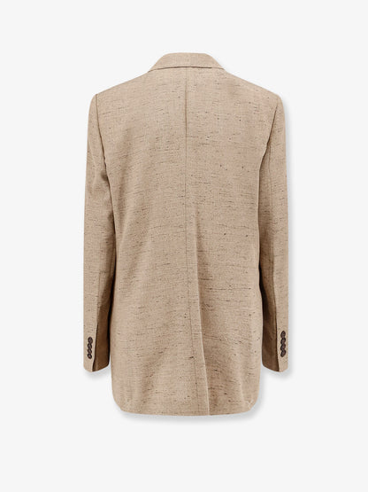 Dolce & Gabbana Viscose and linen blazer - Melangebiancobeige