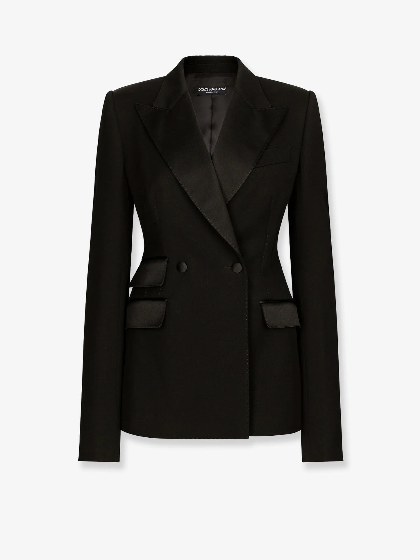 Dolce & Gabbana Tuxedo Virgin Wool And Silk Blazer