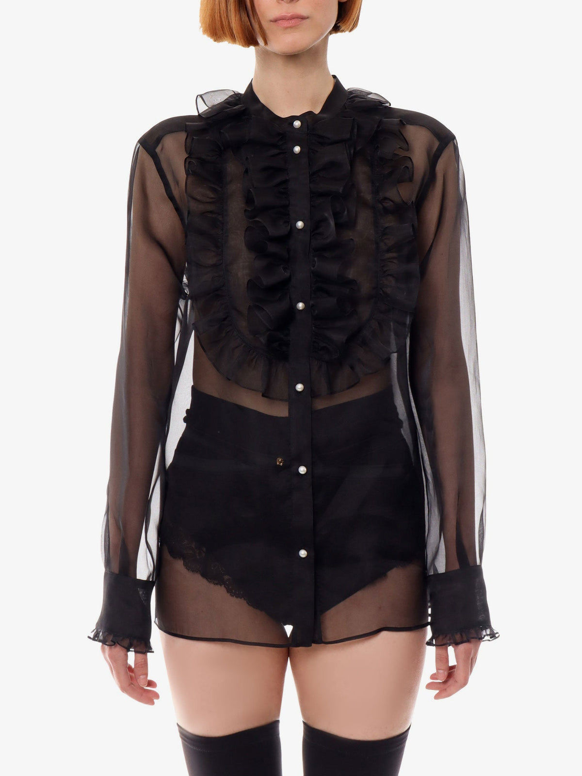 Dolce & Gabbana Organza shirt - Nero