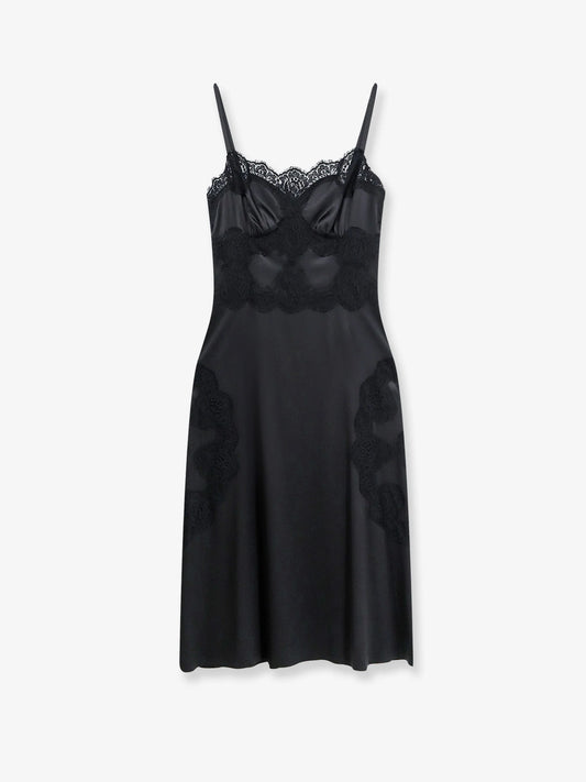 Dolce & Gabbana Slip Dress With Lace Details