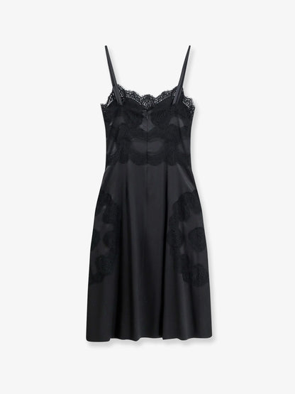 Dolce & Gabbana Slip Dress With Lace Details