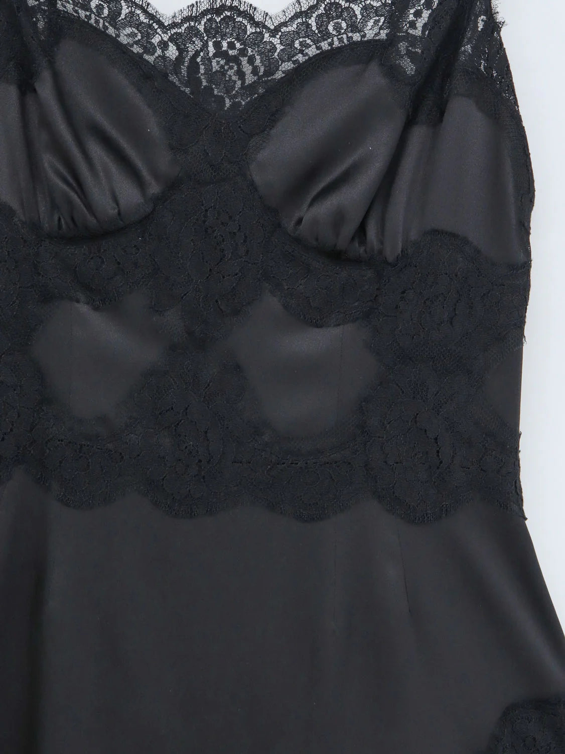 Dolce & Gabbana Slip Dress With Lace Details
