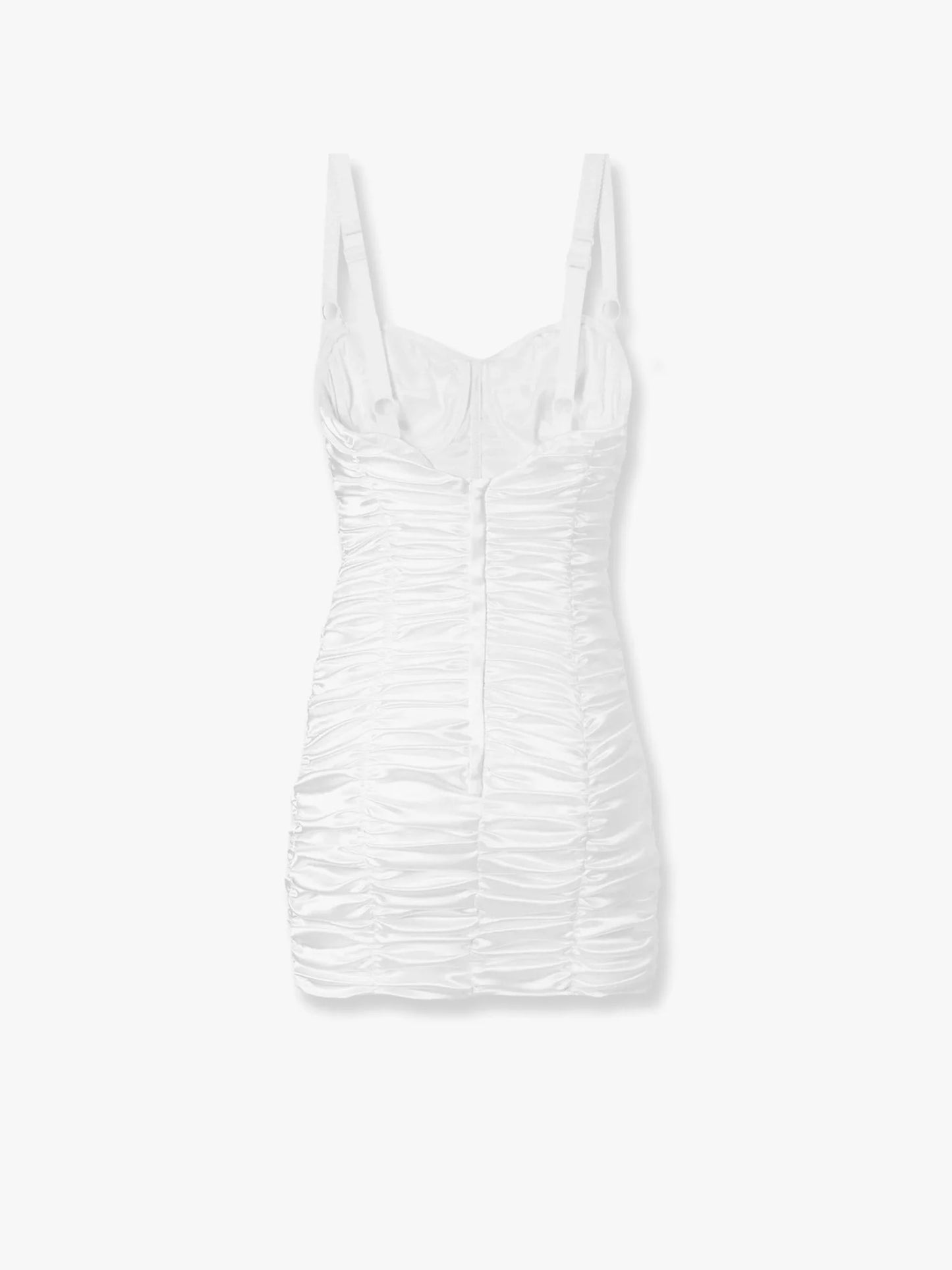 Dolce & Gabbana Draped Satin Mini Dress