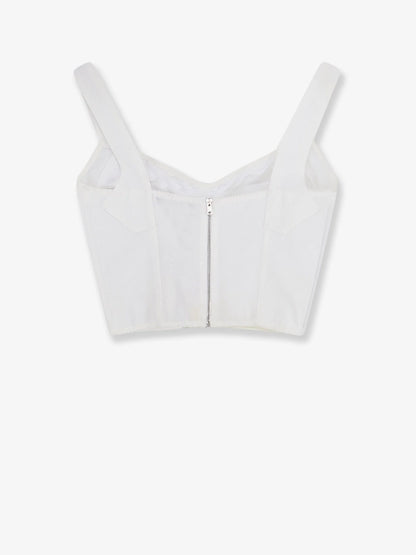 Dolce & Gabbana Bustier Top With Lace Inserts