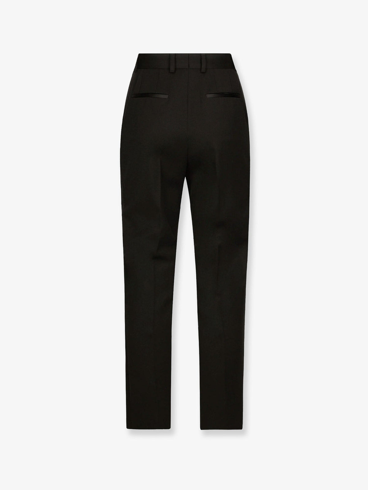 Dolce & Gabbana Tuxedo virgin wool and silk trousers - Nero