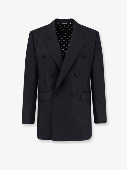 Dolce & Gabbana Double Breasted Virgin Wool Blazer