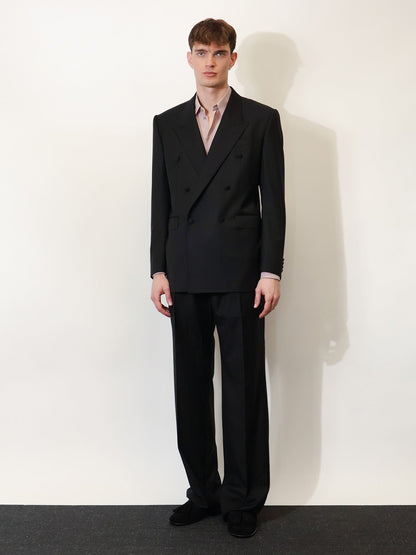Dolce & Gabbana Double-breasted virgin wool blazer - Nero