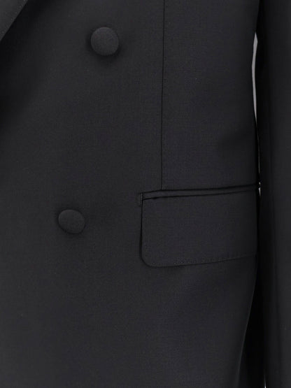 Dolce & Gabbana Double Breasted Virgin Wool Blazer