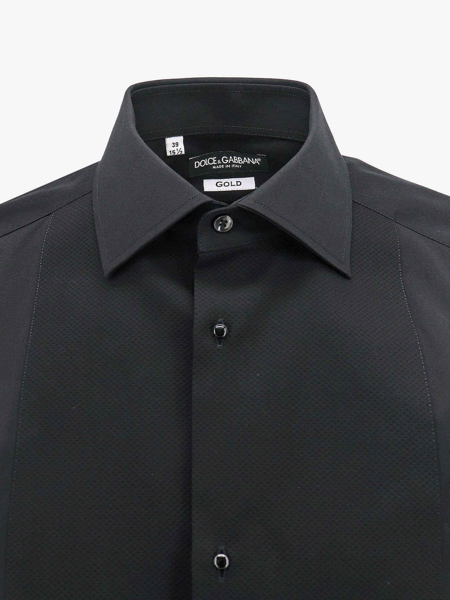 Dolce & Gabbana Gold Cotton Shirt