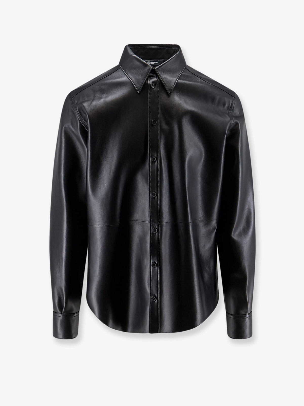 Dolce & Gabbana Leather Shirt/Jacket - Nero