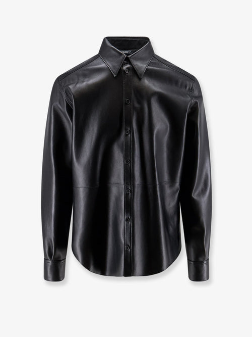 Dolce & Gabbana Leather Shirt/Jacket - Nero