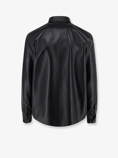 Dolce & Gabbana Leather Shirt/Jacket - Nero