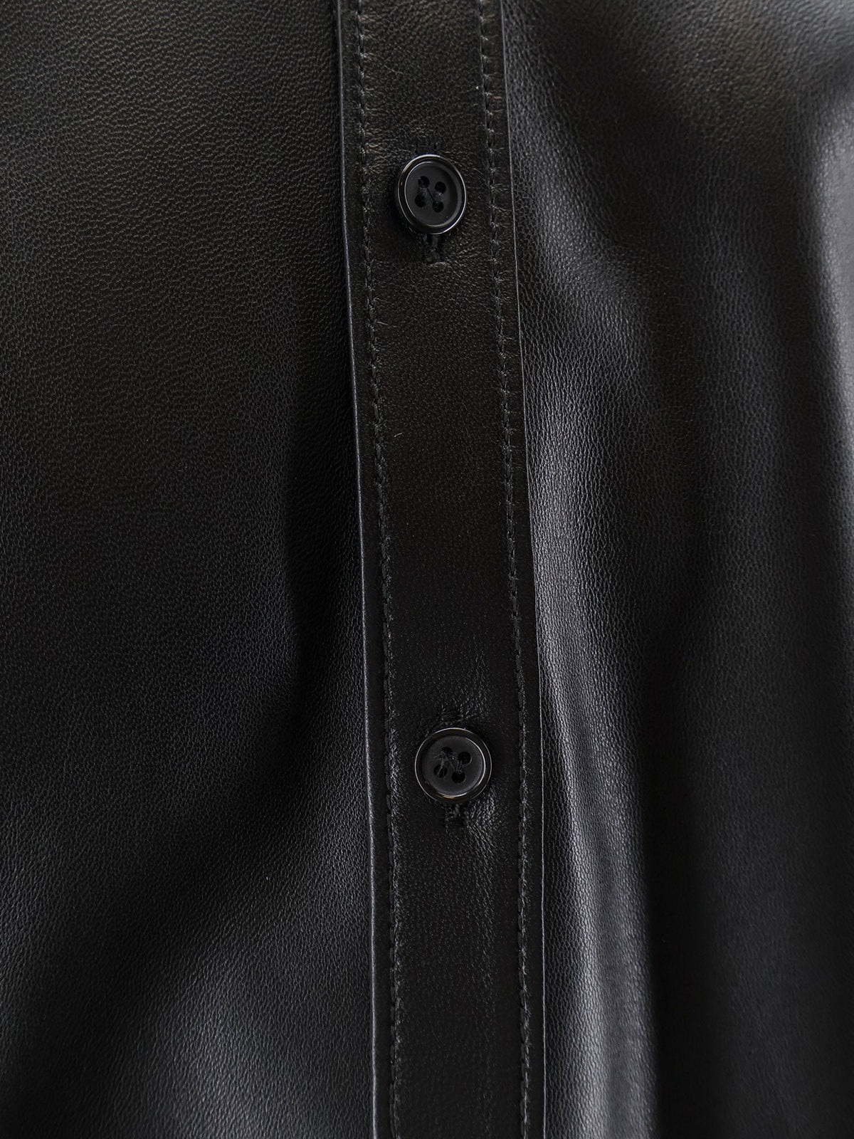 Dolce & Gabbana Leather Shirt/Jacket - Nero