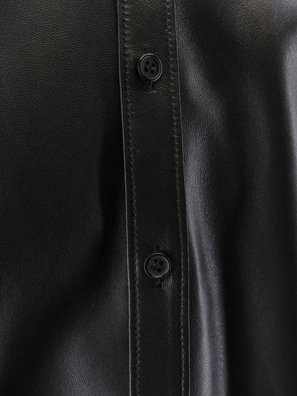 Dolce & Gabbana Leather Shirt/Jacket - Nero