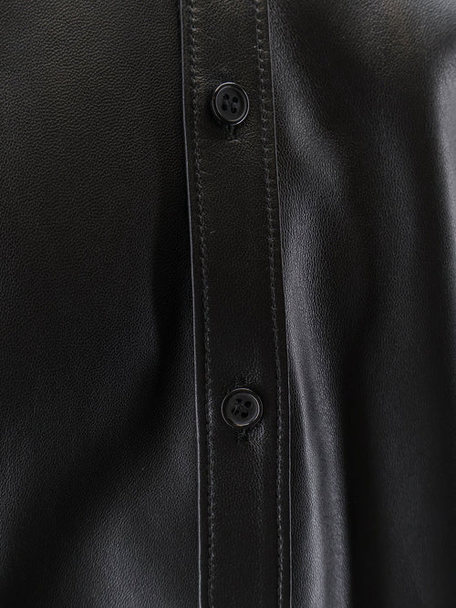 Dolce & Gabbana Leather Shirt/Jacket - Nero