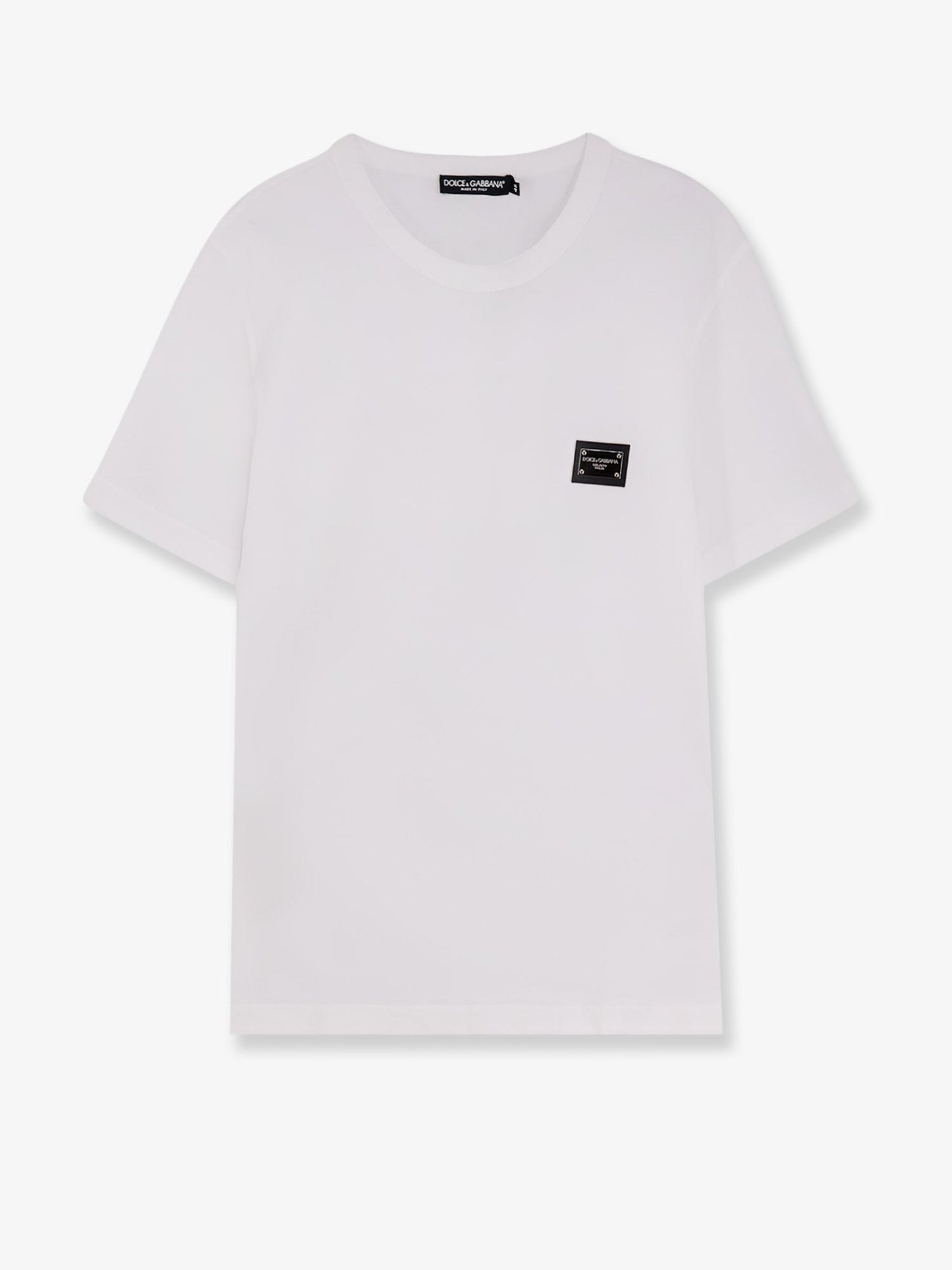 Dolce & Gabbana Cotton T Shirt With Logo Patch