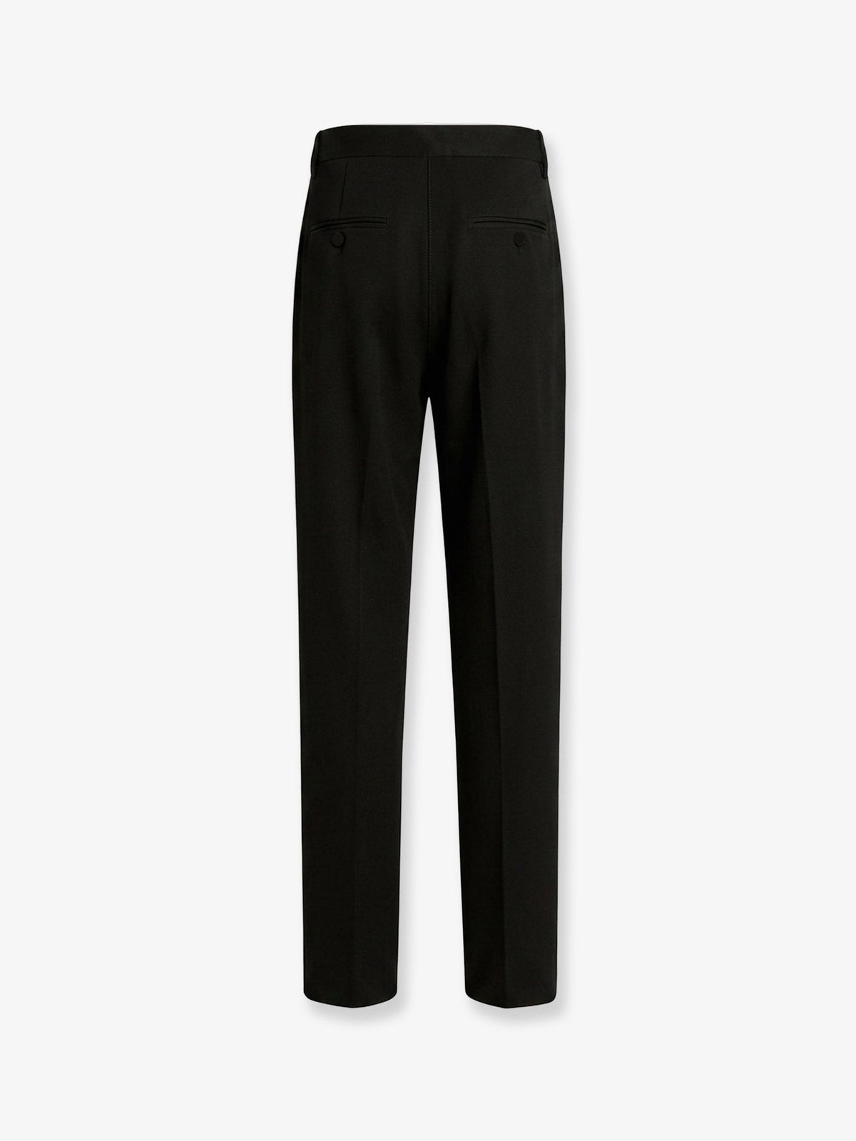 Dolce & Gabbana Virgin wool trousers with frontal pinces - Nero
