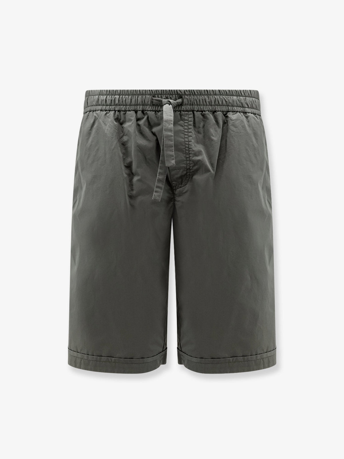 Dolce & Gabbana Cotton shorts with Logo detail - Grigio Scuro 4