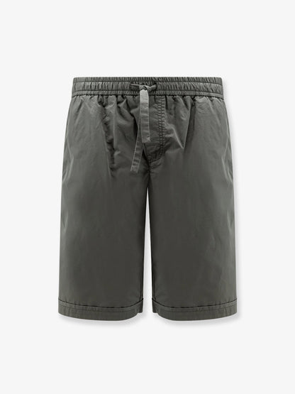 Dolce & Gabbana Cotton shorts with Logo detail - Grigio Scuro 4