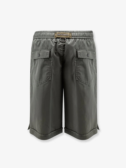 Dolce & Gabbana Cotton Shorts With Logo Detail