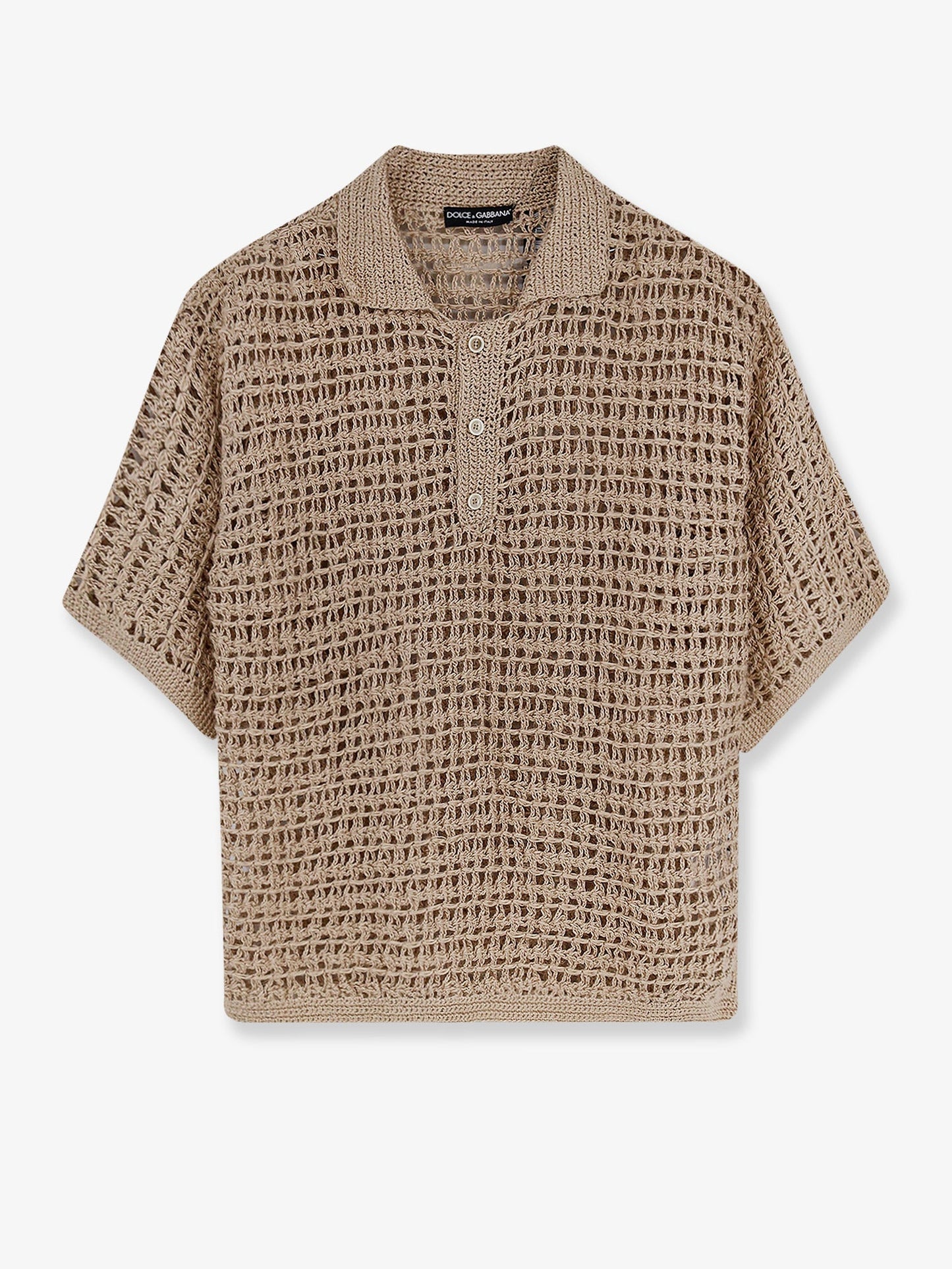 Dolce & Gabbana Perforated Linen Sweater
