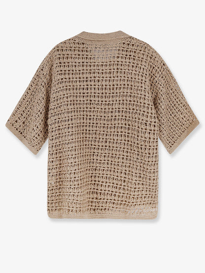 Dolce & Gabbana Perforated Linen Sweater