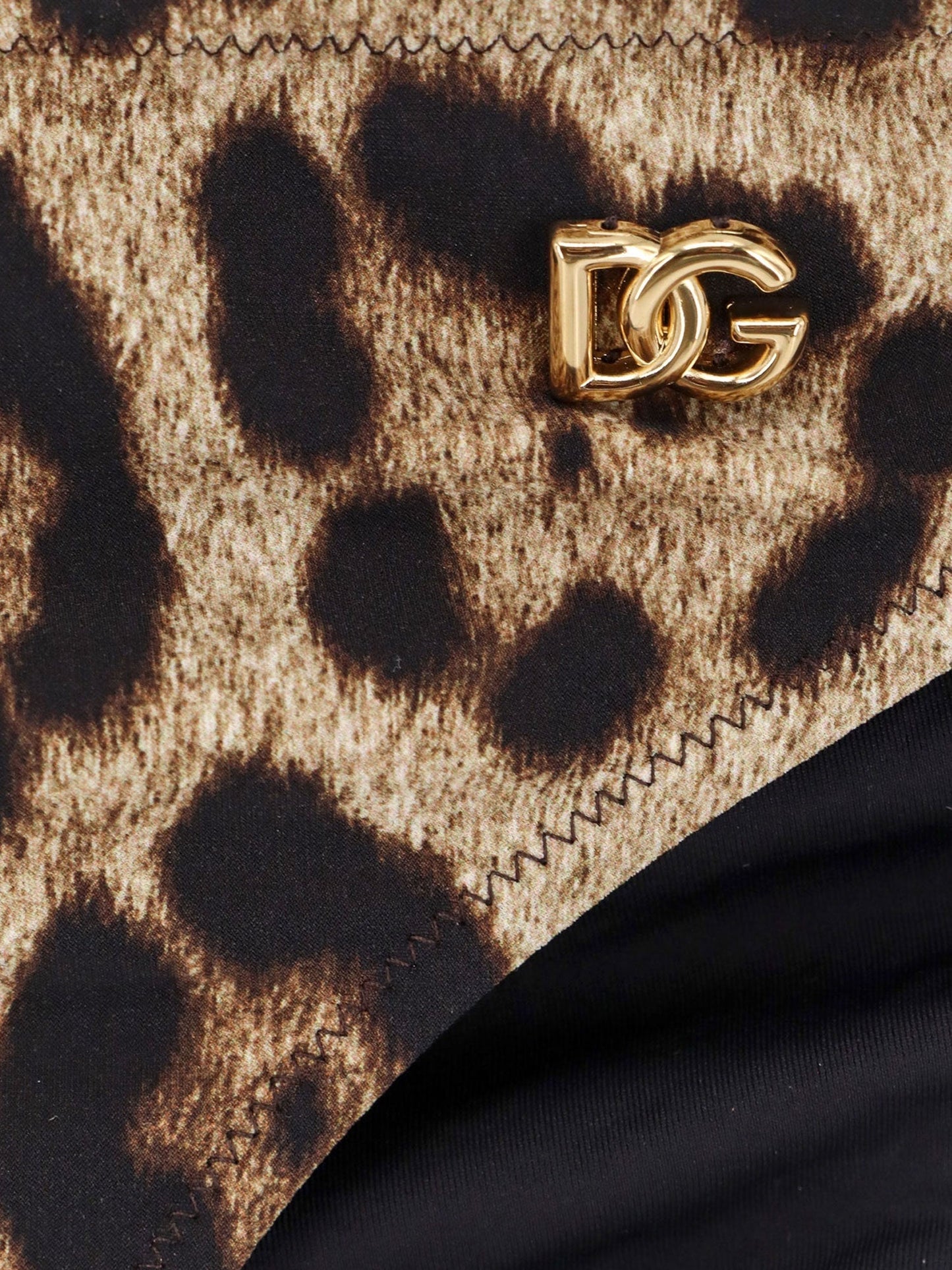 Dolce & Gabbana Bikini Slip With Animal Print