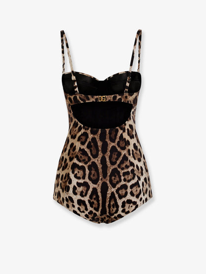 Dolce & Gabbana One Piece Swimsuit With Floral Print