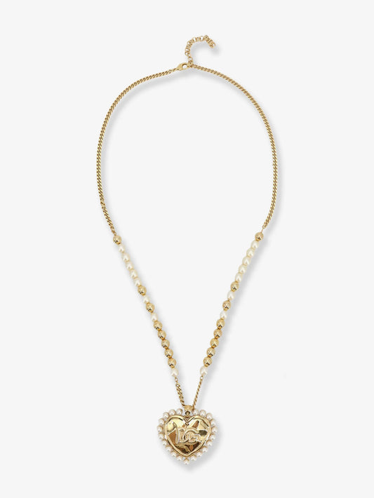 Dolce & Gabbana Everyday Brass Necklace With Dg Logo