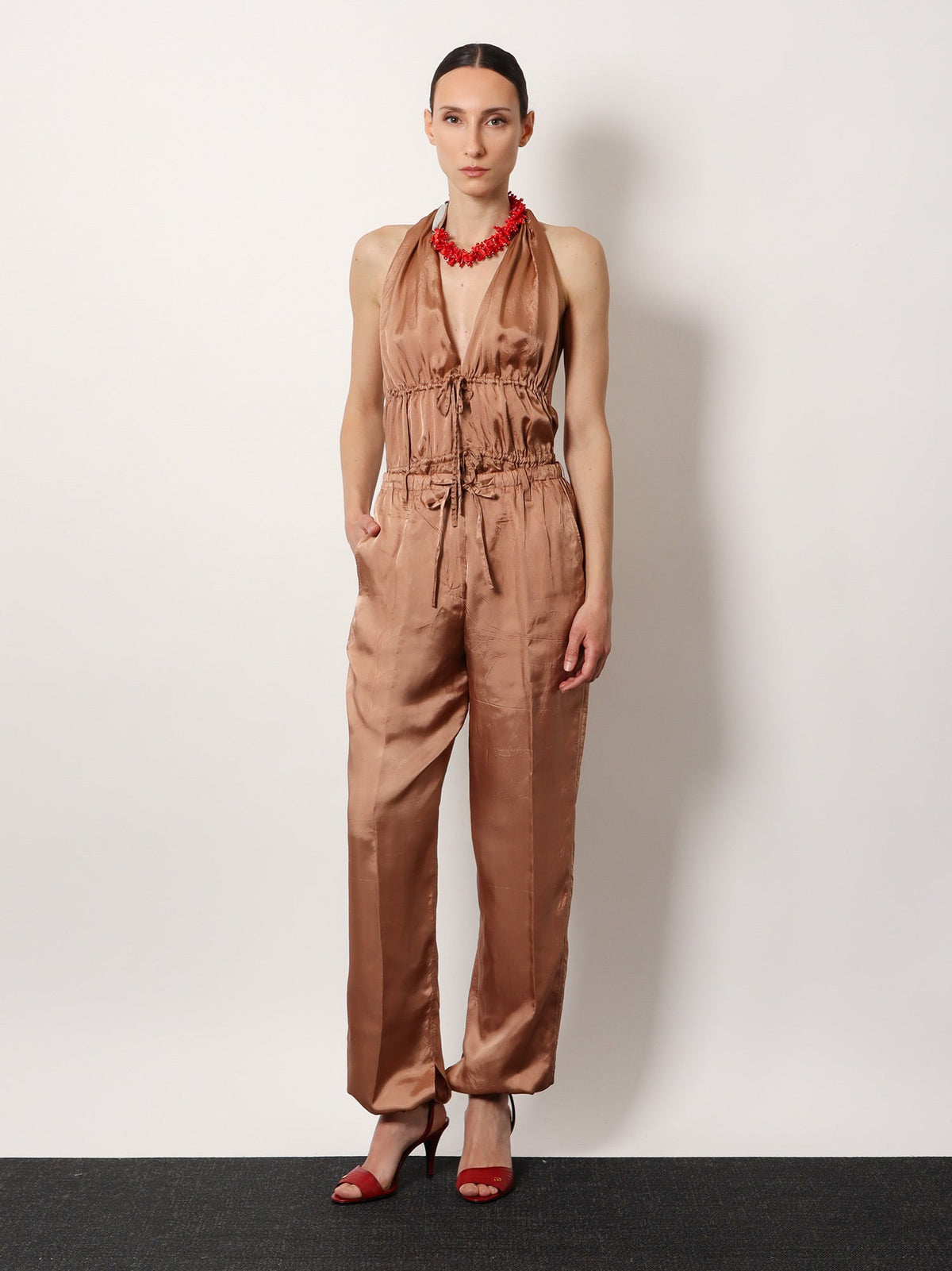 Dries Van Noten Penra viscose trousers - Grigio Scuro