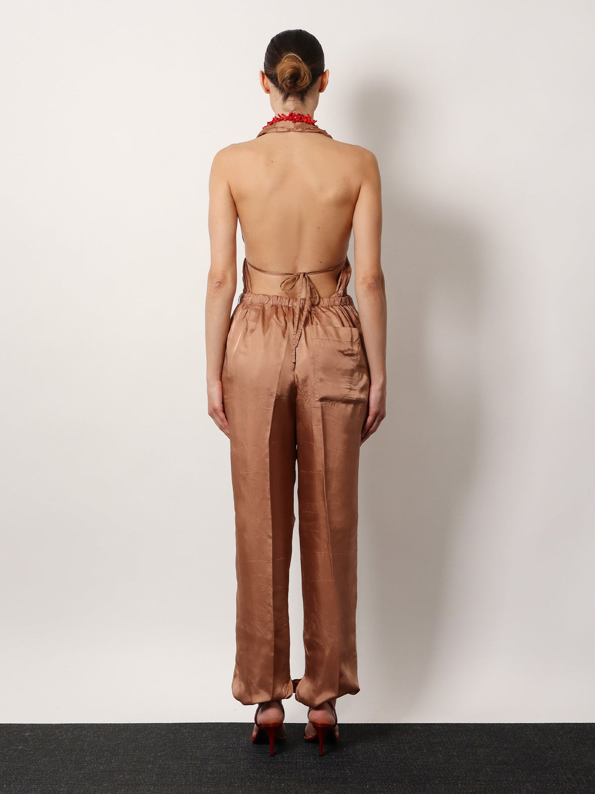 Dries Van Noten Penra viscose trousers - Grigio Scuro