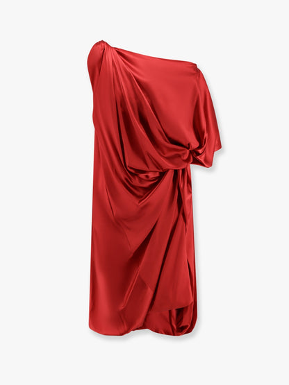 Dries Van Noten Dalant silk dress - Rosso