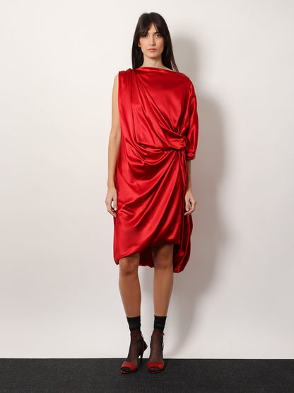 Dries Van Noten Dalant silk dress - Rosso
