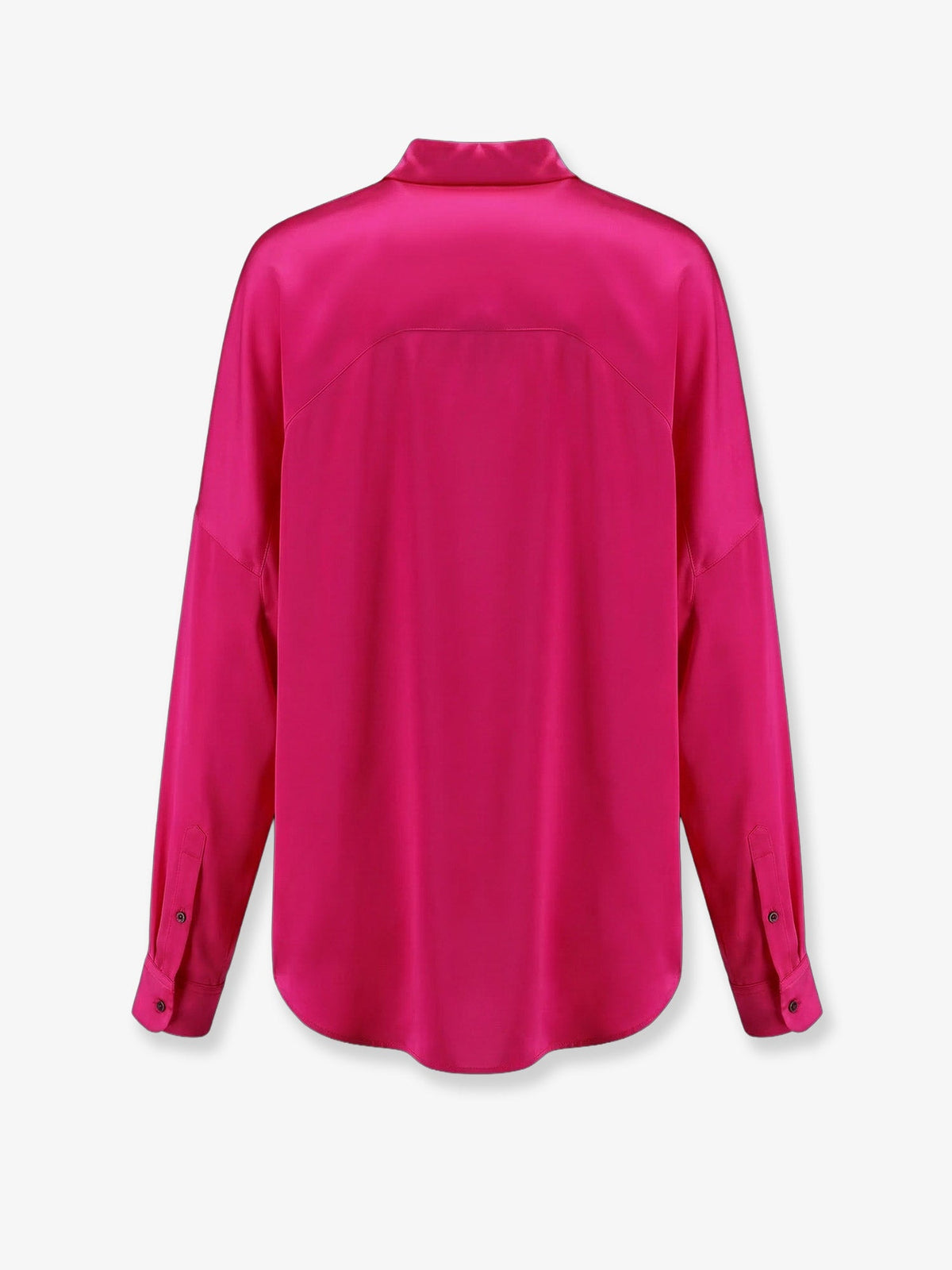 Dries Van Noten Casia silk shirt - Fuchsia